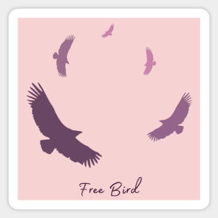 Soaring Eagle free bird Sticker